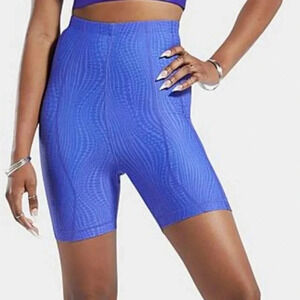 WOMEN'S REEBOK CARDI B HIGH-WAIST BIKE SHORTS